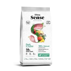 Dibaq Sense Light & Senior Dry Dog Food with Duck & Turkey