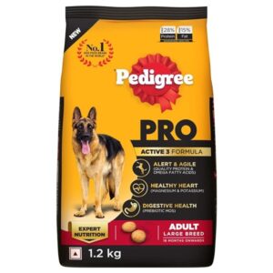 Pedigree Pro Dry Dog Food for Large Breed Adults, Chicken Flavor