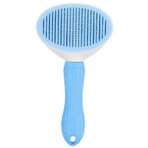 Self-Cleaning Pet Grooming Comb: Removes Hair, Massages, and Desheds for Dogs and Cats