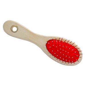 Wooden Pin Brush: Pet Grooming Essential