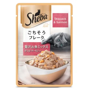 Sheba Wet Cat food : SkipJack And Salmon