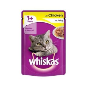 Whiskas Chicken in Jelly Cat Food Pouch