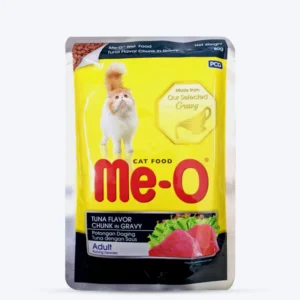 Me-O Adult Pouch : Wet Cat food - Tuna chunk in gravy