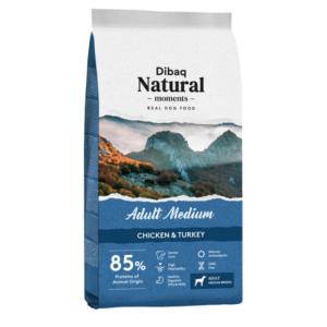 Dibaq Natural Moments Adult Medium Chicken Turkey : Real Dry Dog Food