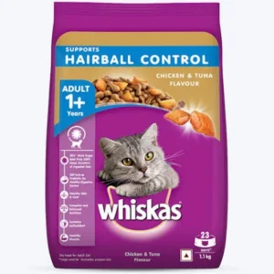 Whiskas Hairball Control Adult Dry Food, Chicken & Tuna
