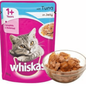 Whiskas Tuna in Jelly Wet Cat Food Pouch for Adults